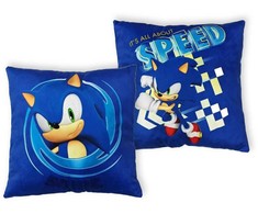 Sonic the Hedgehog Speed pagalvė, dekoratyvinė pagalvėlė 40x40 cm veliūras