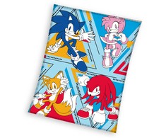 Sonic the Hedgehog Speedstorm koralų vilnos antklodė 130x170cm