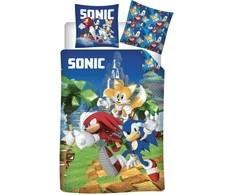 Sonic the Hedgehog Speedy Dreams Sonic the Hedgehog antklodės užvalkalas 140√π200cm, 70√π90cm