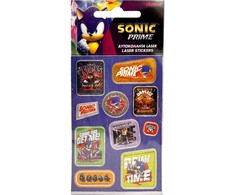 Sonic the Hedgehog spindinčių hologramų lipdukų rinkinys