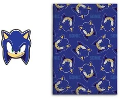 Sonic the Hedgehog vilnos antklodės ir dekoratyvinių pagalvėlių rinkinys