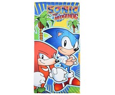 Sonic the Hedgehog vonios rankšluostis, paplūdimio rankšluostis 70x140cm (greitai džiūstantis)