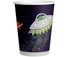 Space Space popieriniai puodeliai, 8 vnt., po 250 ml