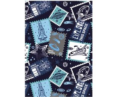 Space Stamp A/4 elastinis aplankas