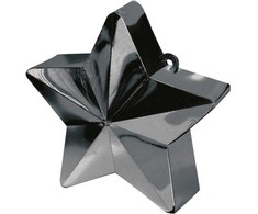 AMSCAN Balanso svoris heliu užpildytiems balionams - Juodas star - 170 g