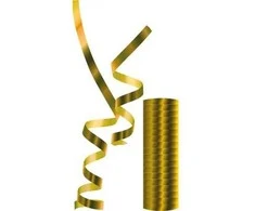 Spalva Metalinis Auksinis Streamer