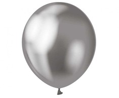 Spalva platinos pilka, pilki balionai, 7 vnt. 12 colių (30 cm)