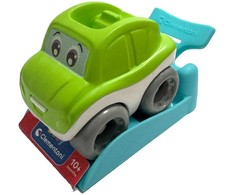 Spalva šviesiai žalia Žaislinis automobilis „Clementoni“ su besisukančiu mechanizmu