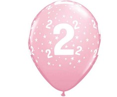 Spalvingi gimtadienio balionai, 2 balionai, 6 vnt. pakuotėje, 28 cm (11 colių)