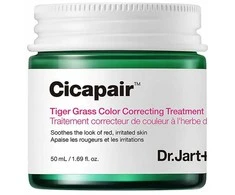 Dr. Jart+ Cicapair Tiger Grass Color Correcting Treatment intensyvaus poveikio kremas nuo odos raudonio, 50 ml
