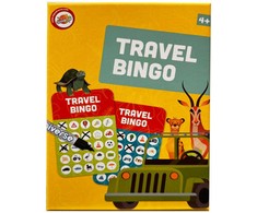 Spalvotas bingo kelionių žaidimas