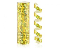 GoDan Serpentyny holograficzne auksinė/ 24 vnt.