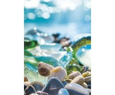Spalvotas segtuvas „Sea Glass Nature“ A/4 elastinis aplankas