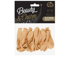 Spalvoti pasteliniai kūno spalvos balionai, 20 vnt. 5 colių (12,5 cm)