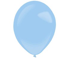 Spalvoti pasteliniai mėlyni balionai, 100 vnt. 5 colių (13 cm)