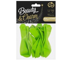 Spalvoti pasteliniai pistacijų žali balionai, 10 vnt. 12 colių (30 cm)