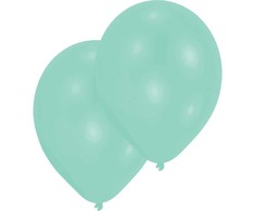 Spalvoti perlų mėlyni balionai, 50 vnt. 11 colių (27,5 cm)