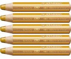 Stabilo Woody 3in1 storos spalvos kreidelė, 880/100