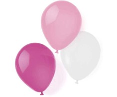 AMSCAN 8 Balonów lateksowych Hot Rožinė 25,4cm / 10'' 8szt 9904896