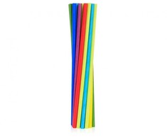 GoDan Słomki papierowe tęczowy MIX 197x6mm 24szt