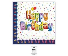Nežinomas Popierinės servetėlės B-DAY, 330×330 mm, 20 vnt.