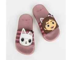 Paplūdimio šlepetės Vaikams Gabby's Dollhouse Rožinė