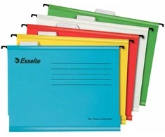 Esselte Sustabdyti aplankai Esselte Classic A4, spalvų derinys, 10 vienetų 93042