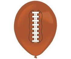 Riethmuller Europe Touchdown latex balloner, 6 stk