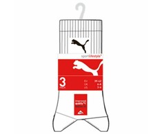 Kojinės Puma Crew długie 3 pary balta 7312 300 / 880355 02 (35-38)