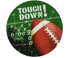 Amscan Touchdown tallerken, 23cm