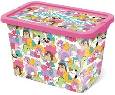 Squishmallows Plumpy plastikinė laikymo dėžė 7 l