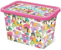 Squishmallows Plumpy plastikinė laikymo dėžė 7 l