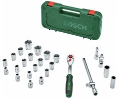 Bosch 1/2'' Terkšlinis raktas rinkinys, 25 vnt.