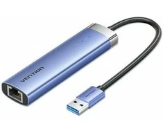 Karta jungiama į tinklą Vention Adapteris Elektrinė TGFSB USB-C RJ45 x 1