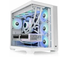 Thermaltake View 380 TG ARGB Snow , Tower-case - baltas, Tempered Glass x 2