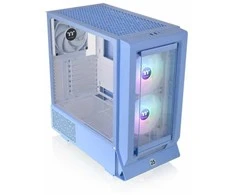 Stacionarus kompiuteris „Komputer Thermaltake Thermaltake Ceres 350 MX“, bokšto tipo korpusas (šviesiai mėlynas, grūdintas stiklas x 2)