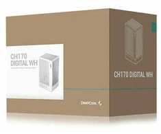 Deepcool PC Gaming Case | CH170 DIGITAL | Baltas | Mini ITX | ATX PS2