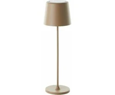 Stalinis LED šviestuvas BRILLIANT KAAMI IP44 2W 3000K 310lm DIM įkraun. kreminis Ø10x37cm