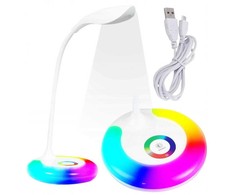 Biuro lempa su LED RGB apšvietimu ir 256 spalvomis