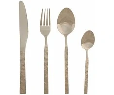 Stalo įrankiai Home ESPRIT Sidabras Nerūdijantis plienas 15 x 7 x 24 cm 16 Dalys