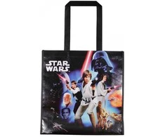 Krepšys na zakupy Star Wars Gwiezdne Wojny juoda 0091 torebka dziecięca su uszami