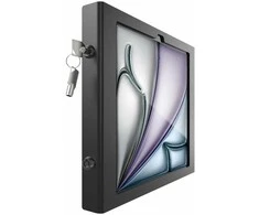 Laikiklis Compulocks Compulocks iPad Air M2 13" (2024), Apex Secured Enclosure Wall Mount - korpusas - planšetei - stiklo tvirtinimas, kambarys - rakinamas - aukštos kokybės aliuminis - juodas - ekrano dydis: 33,02 cm (13") - montavimo sąsaja: 100 x 100 m