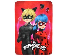 Stebuklingas „Ladybug“ vilnos pledas 100x140cm