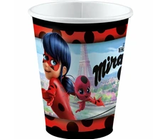 Stebuklingasis Ladybug City popieriniai puodeliai 8 vnt. po 250 ml