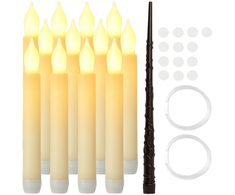 Storexo 12 LED žvakių su nuotolinio valdymo pultu – skraidančios žvakės