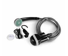 Electric shower - KAMPA - Power Shower - Rechargeable battery - 1.80 m hose - Juodas