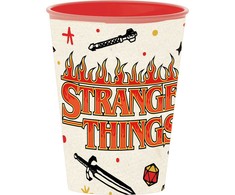 „Stranger Things“ apverstas plastikinis stikliukas, 260 ml