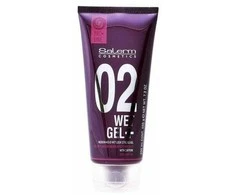 Salerm Cosmetics Wet Gel + Medium Hold Wet Look plaukų formavimo gelis, 200 ml