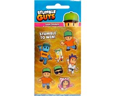 „Stumble Guys“ geltonų holograminių lipdukų rinkinys