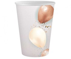 GoDan Su gimtadieniu Popieriniai puodeliai 250ml 6vnt